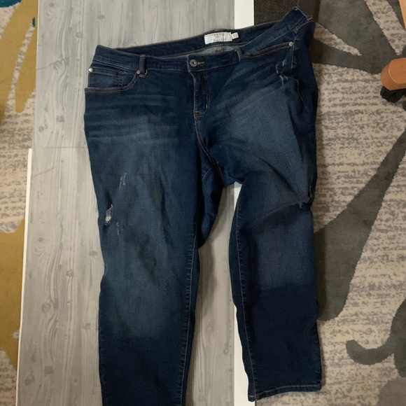 BOYFRIEND STRAIGHT JEAN - VINTAGE STRETCH DARK - Picture 4 of 4